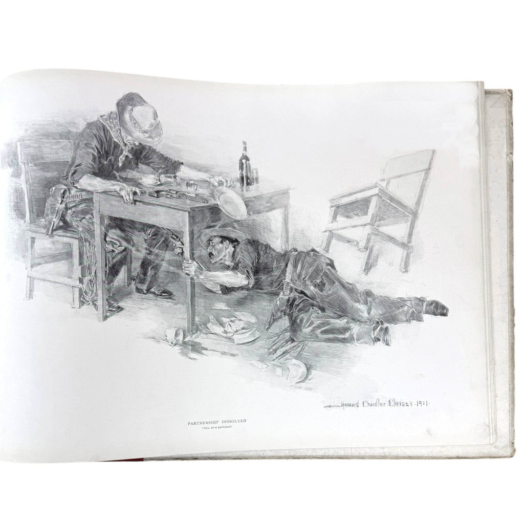 partnership dissolved illustration by howard chandler christy