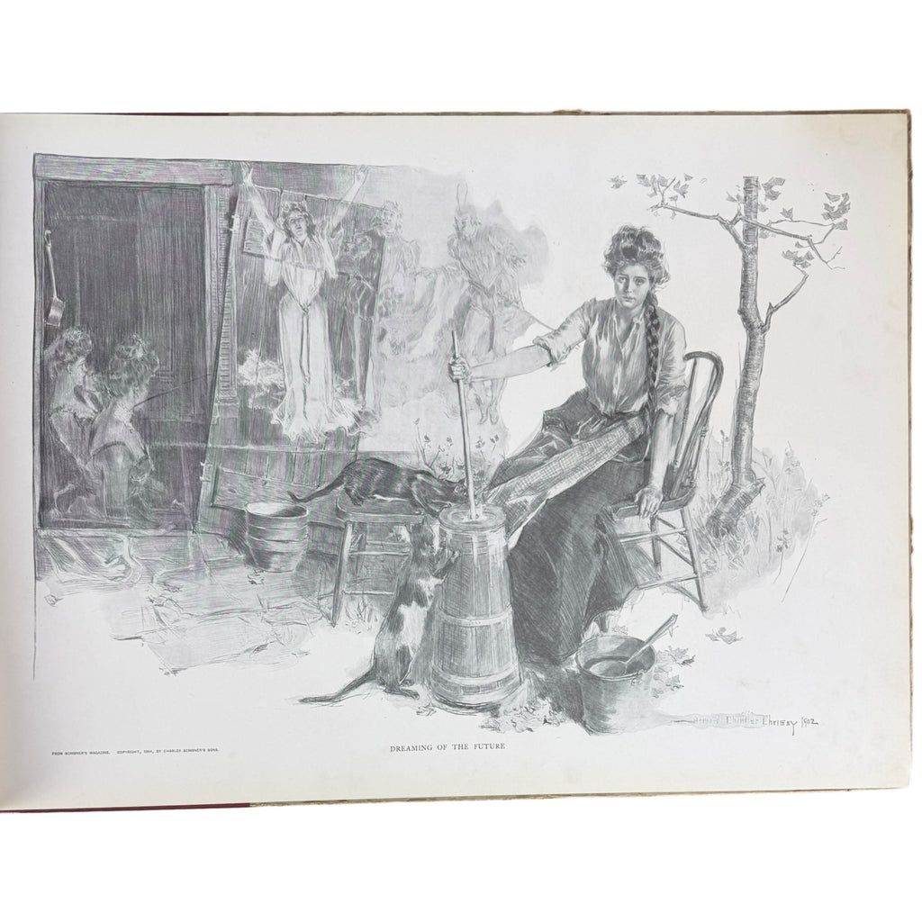 drawing of the future by howard chandler christy
