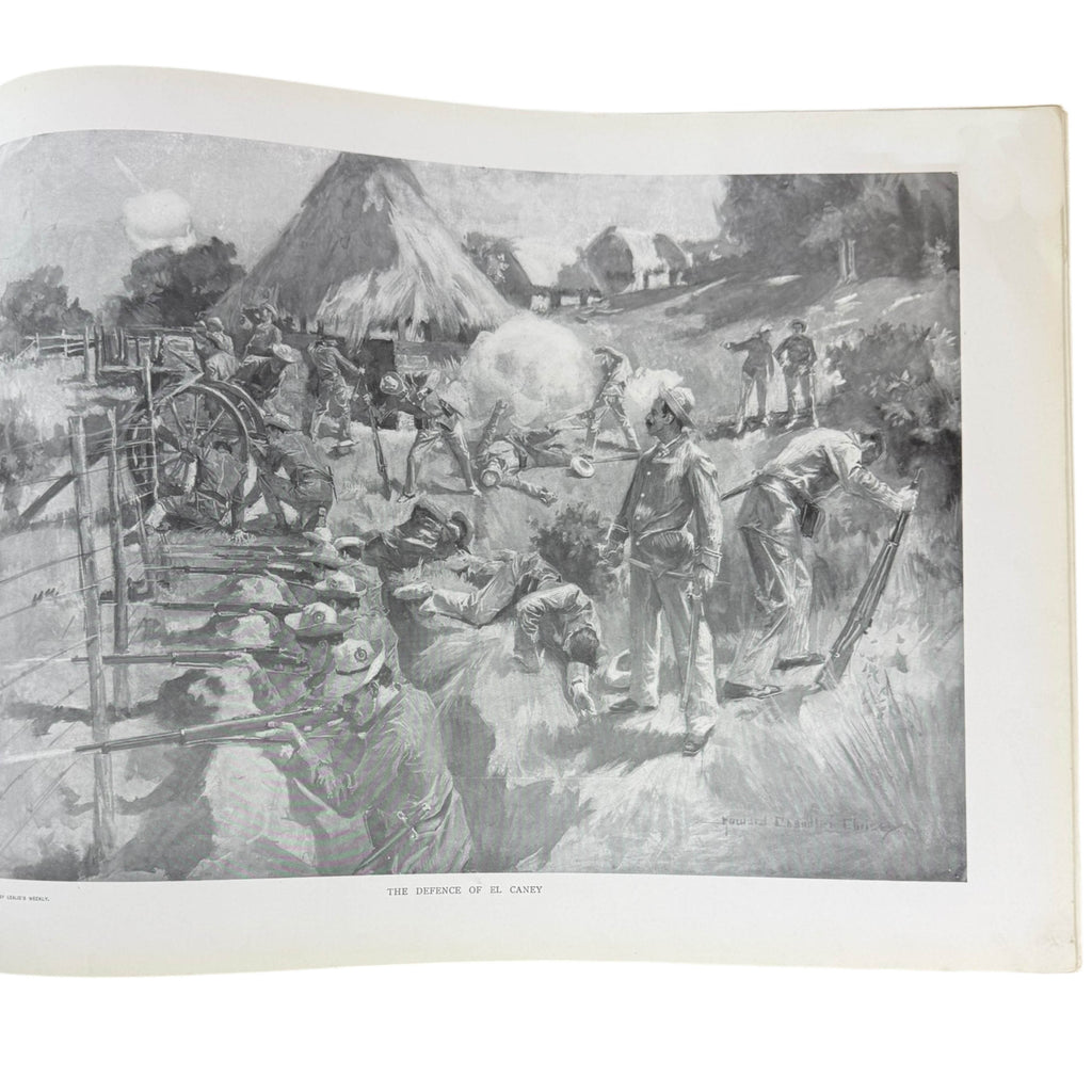 defence of el caney illustration by howard chandler christy