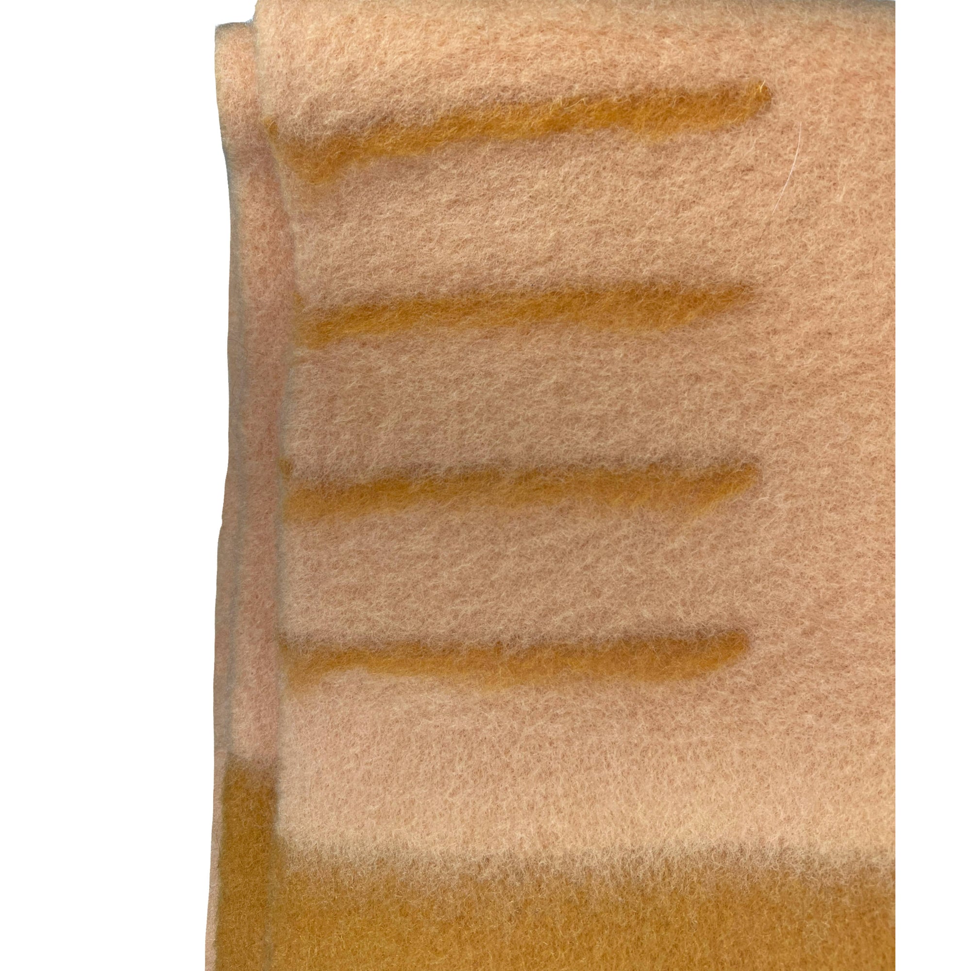 1970s Vintage Hudsons Bay Blanket Gold Wool 4 pt