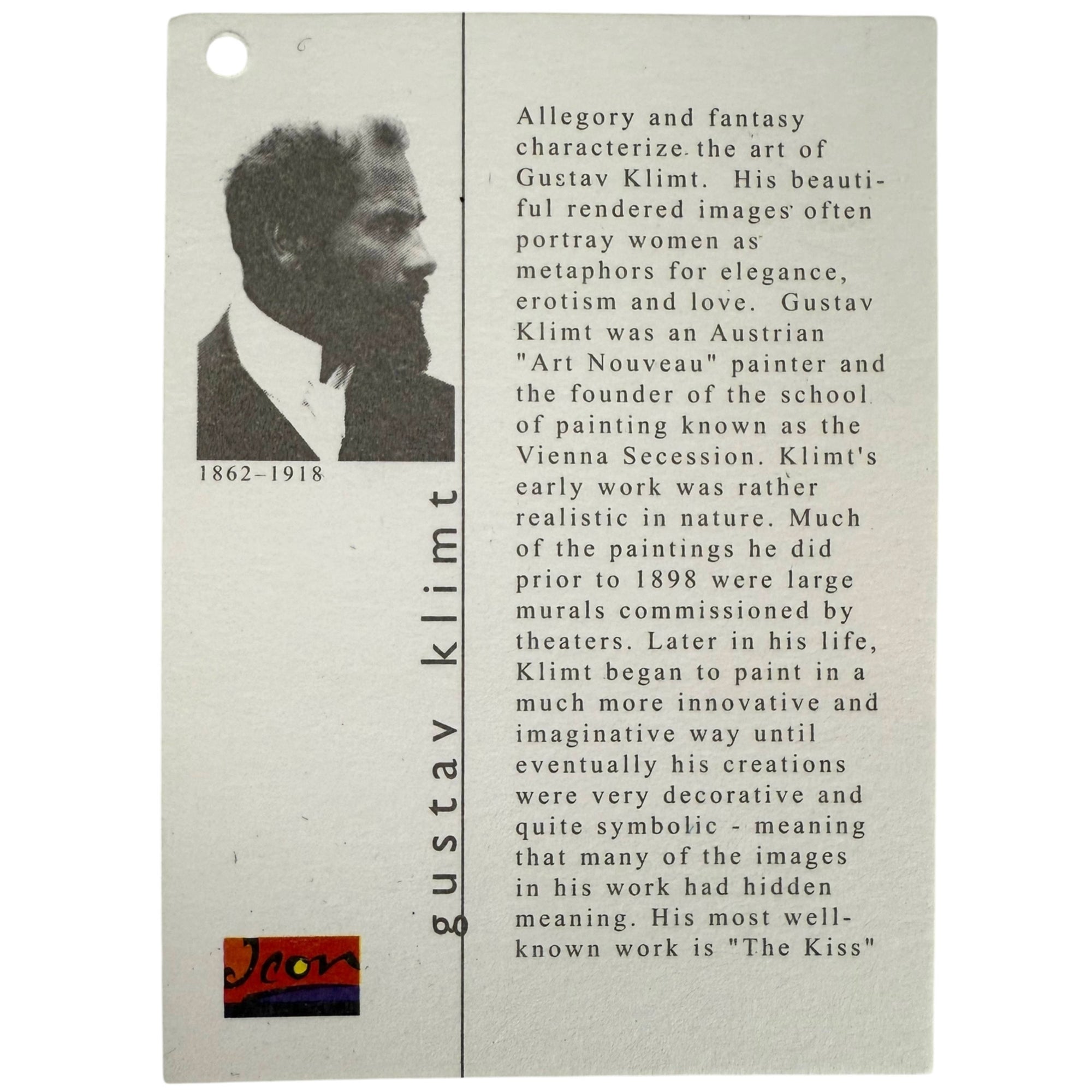 Vintage Gustav Klimt Icon Shoes Portrait of Adele Size 7B