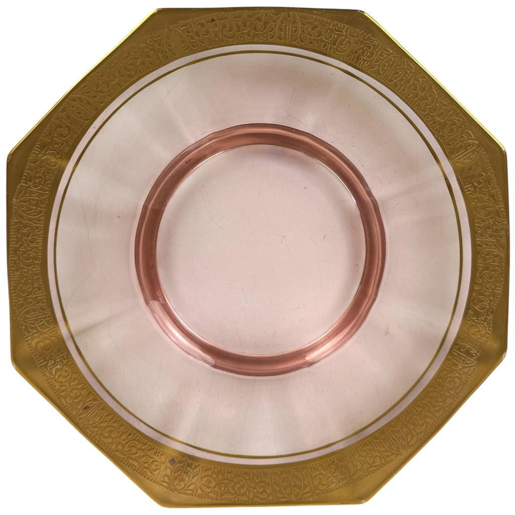 Vintage Imperial Glass Mayonnaise Set plate
