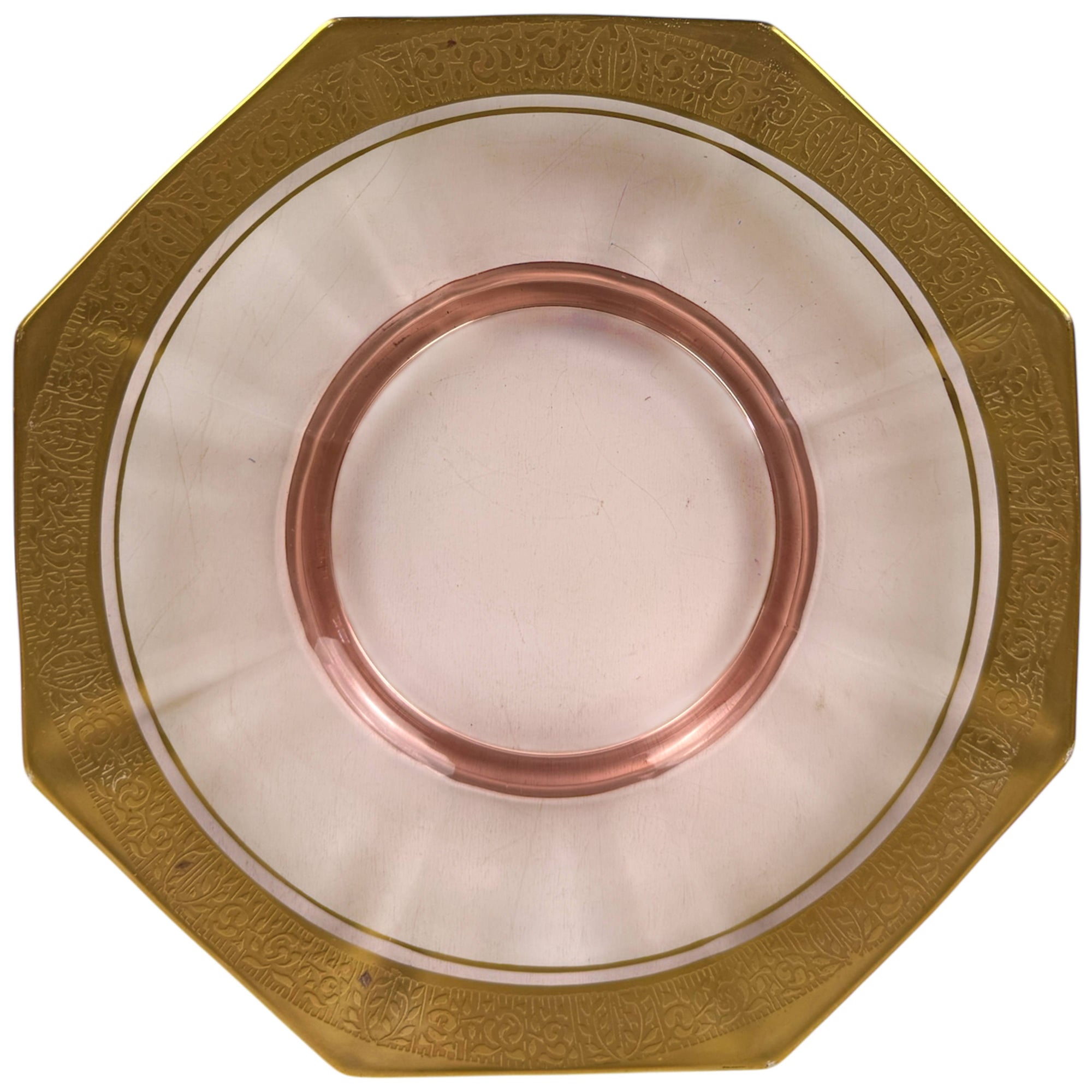 Vintage Imperial Glass Mayonnaise Set plate
