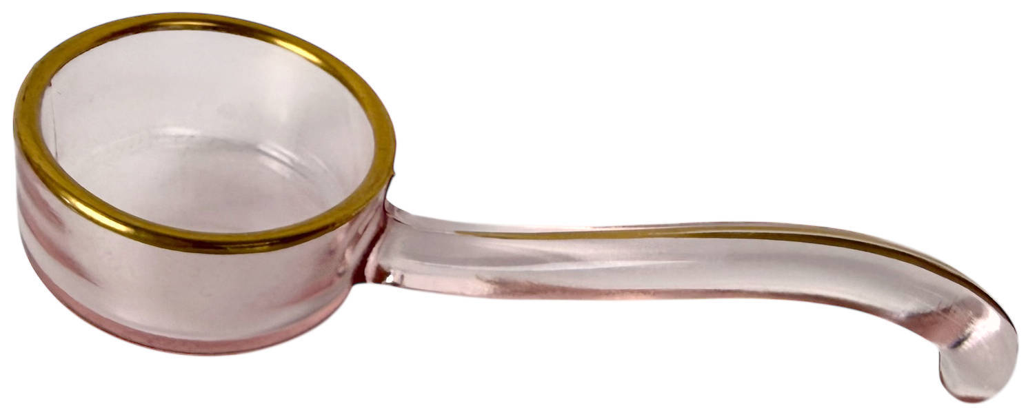 art deco glass ladle