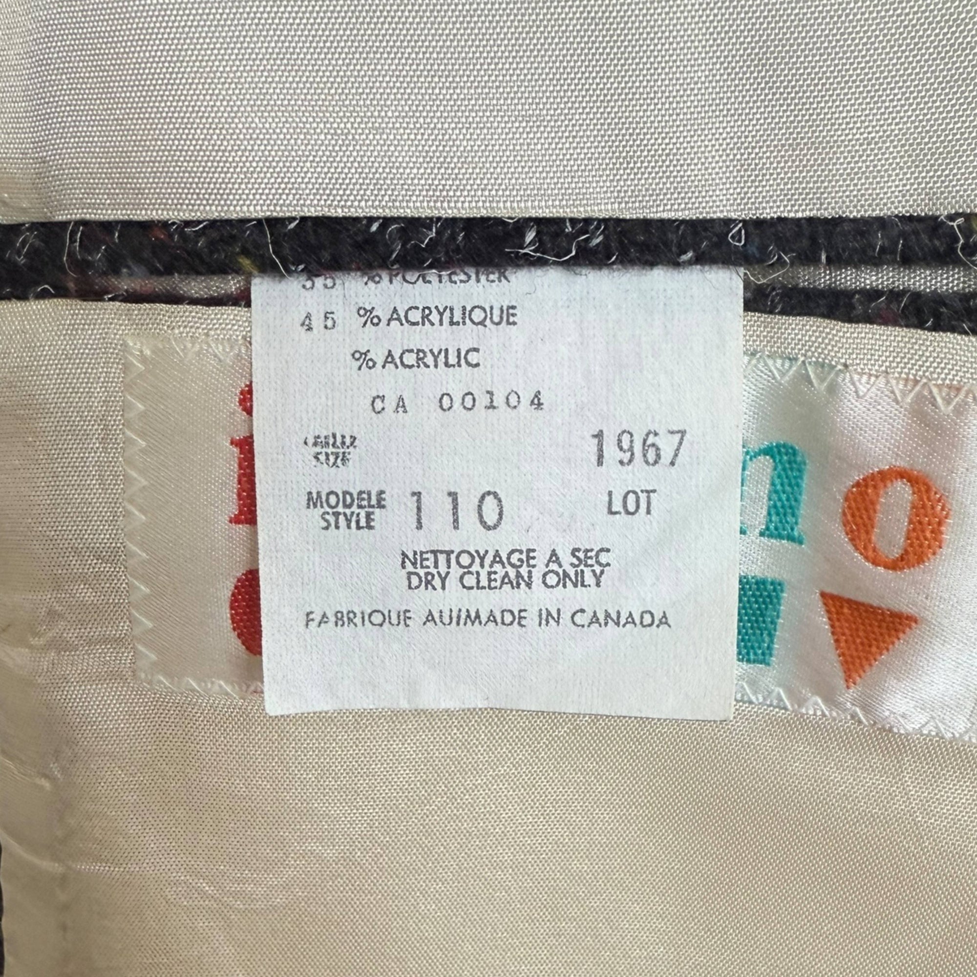 Vintage 1980s Men’s Jacket Boxy Fit w Padded Shoulders Sz L