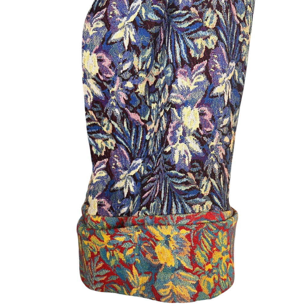 1994 Vintage Issey Miyake Jacket Floral Woven Patchwork Sz M