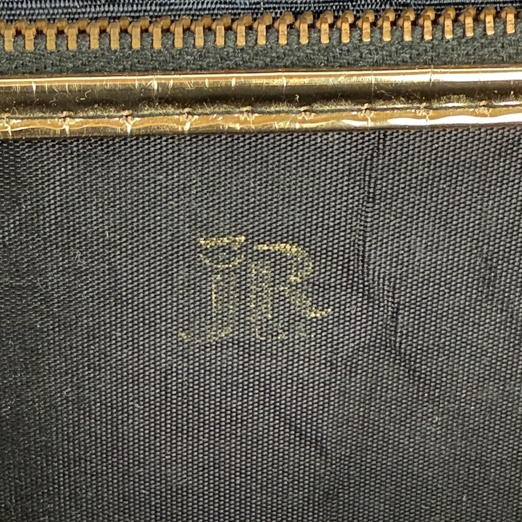 Vintage 60s Cut Velvet Handbag Geometric Chenille Purse JR