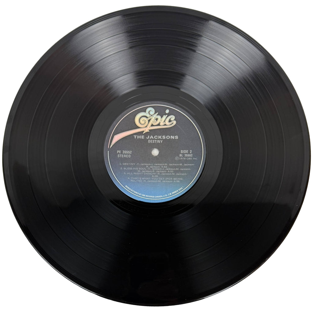 side 2 of vinyl record the jacksons destiny