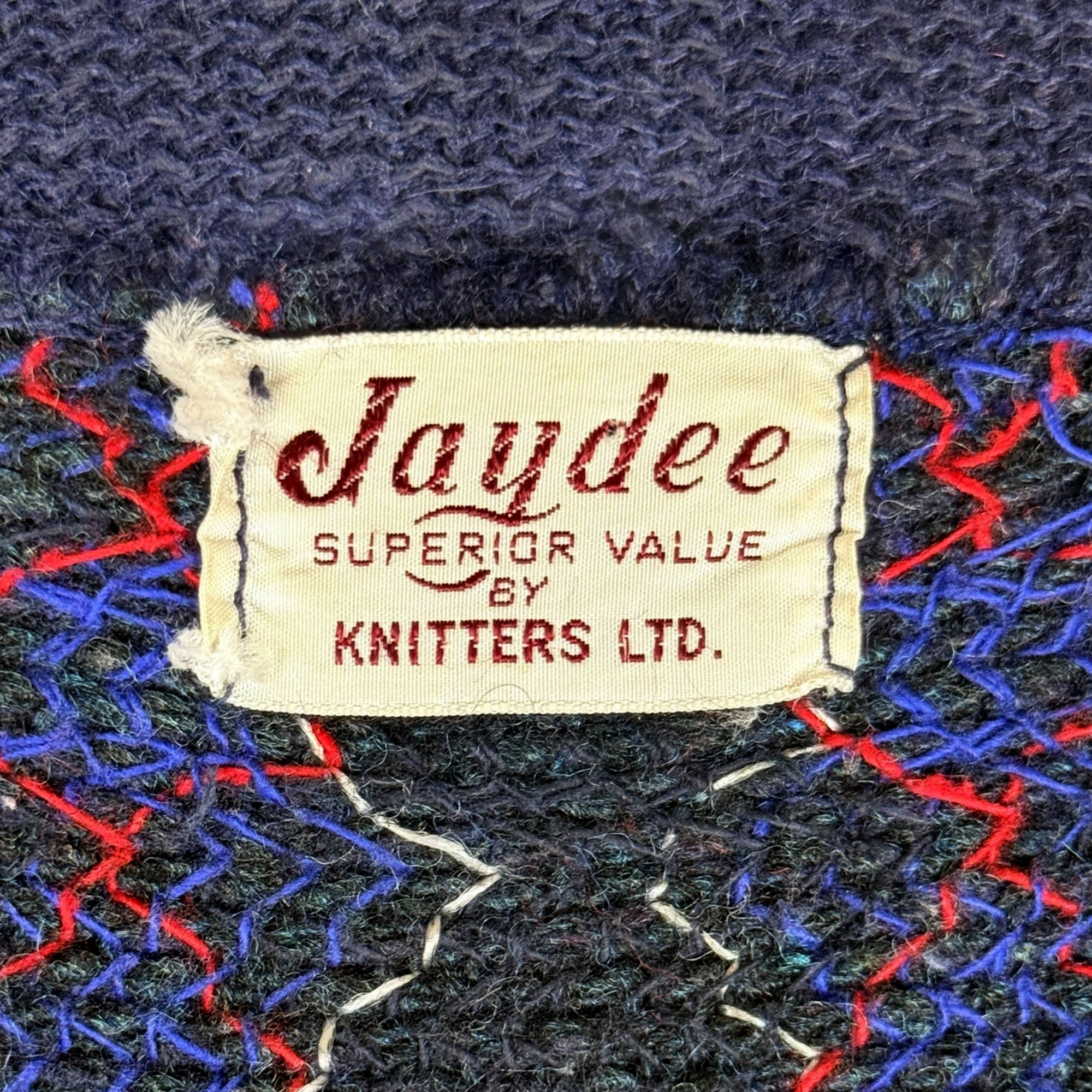 Vintage 1960s Cardigan Sweater w Shawl Collar Men’s Size M