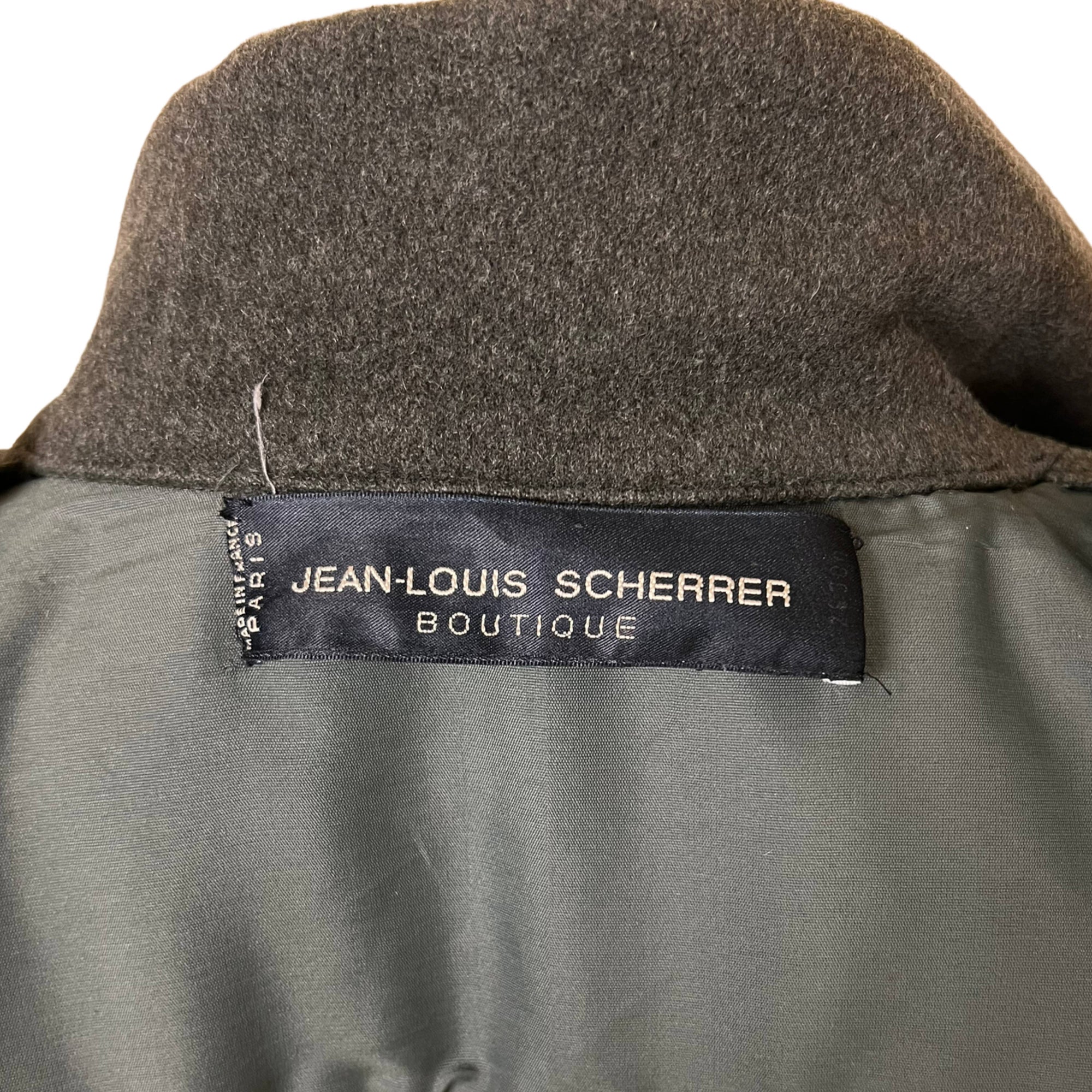 1980s Vintage Jean Louis Scherrer Coat Duffle Style Size L