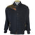 Vintage 1980s Knit Bomber Jacket with Leather Trim Size L