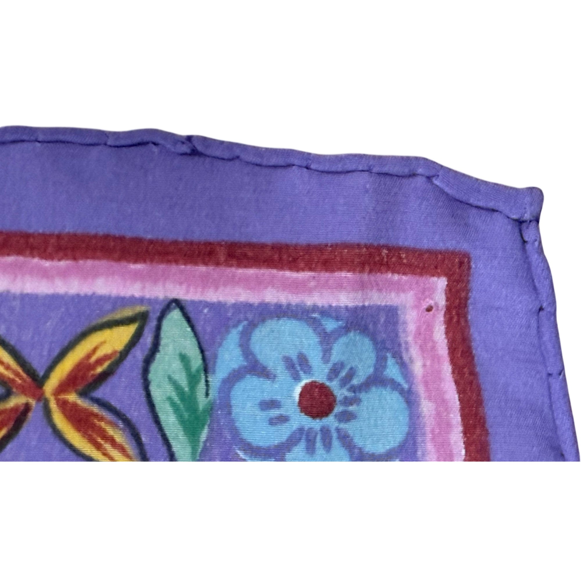 hand rolled scarf edge by jean patou