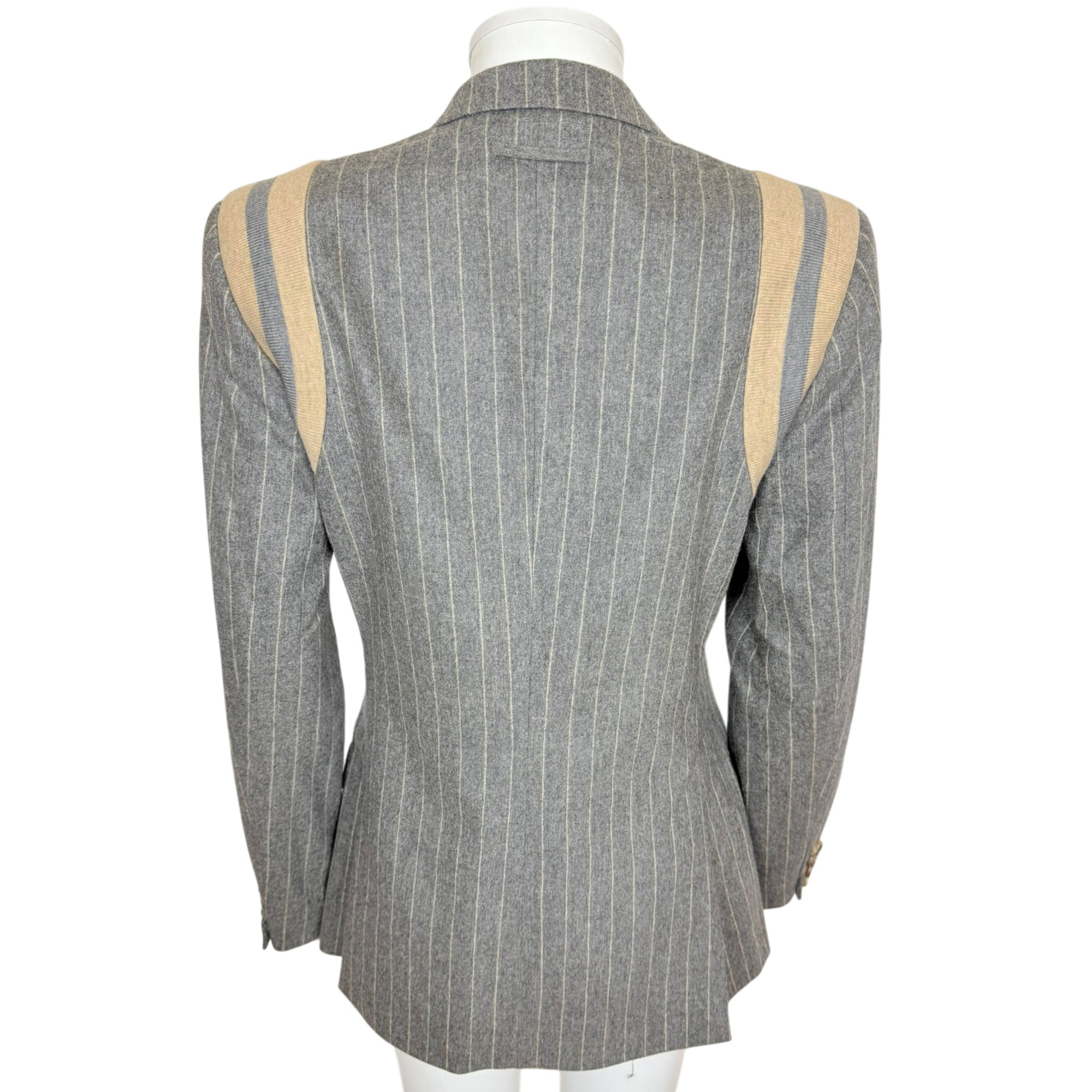 Vintage Jean Paul Gaultier Femme Blazer Tailored Pinstripe Jacket Fall Winter 1988