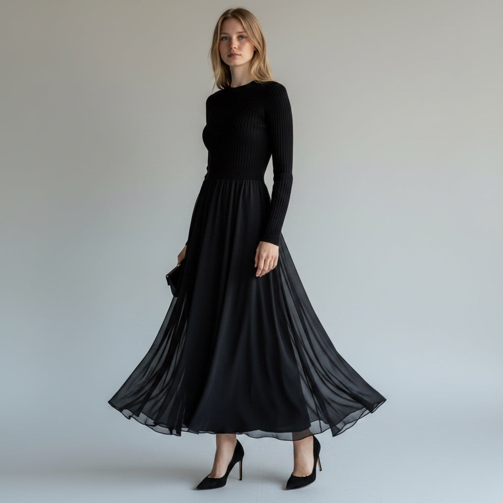 AI Model wearing Jean Paul Gaultier Gown