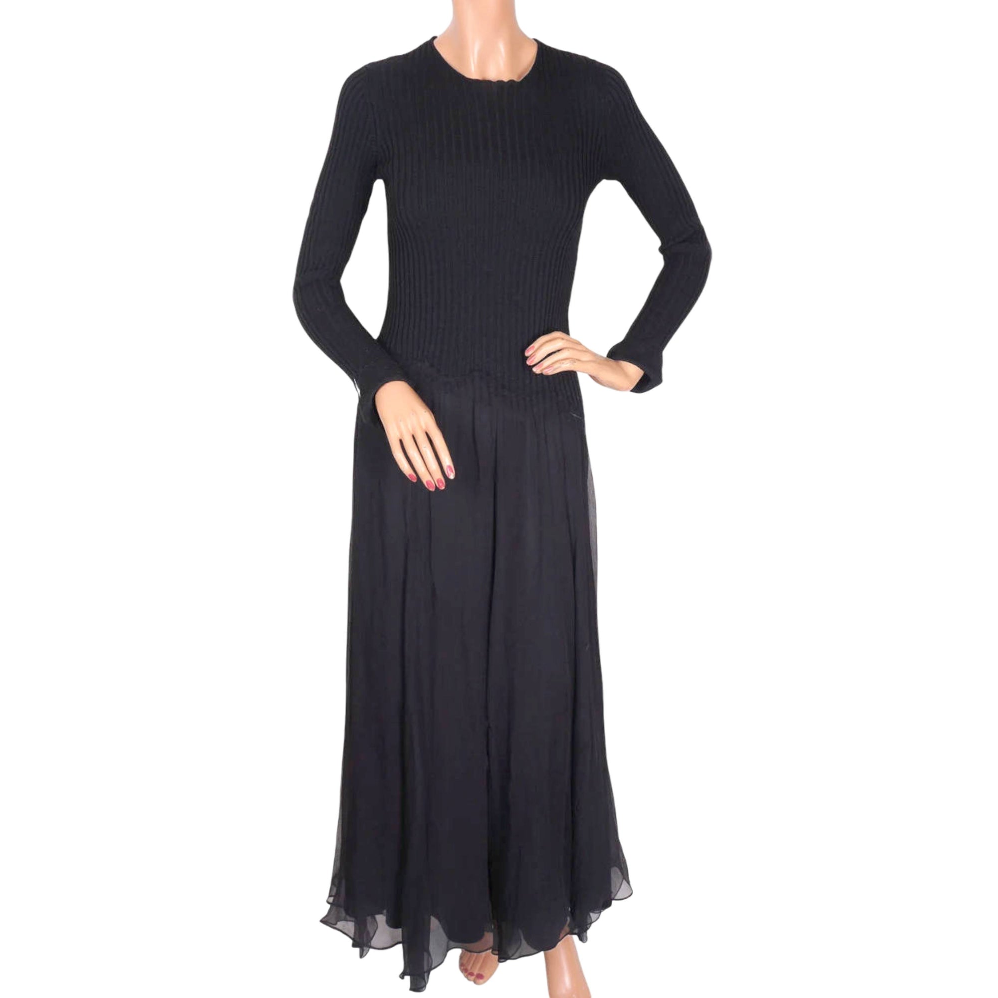front view of Jean Paul Gaultier Maille Gown