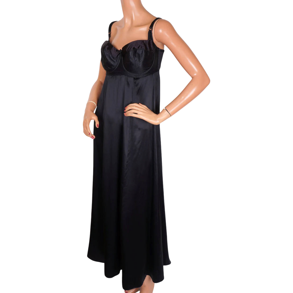 angled view of under slip to jean paul gaultier dress