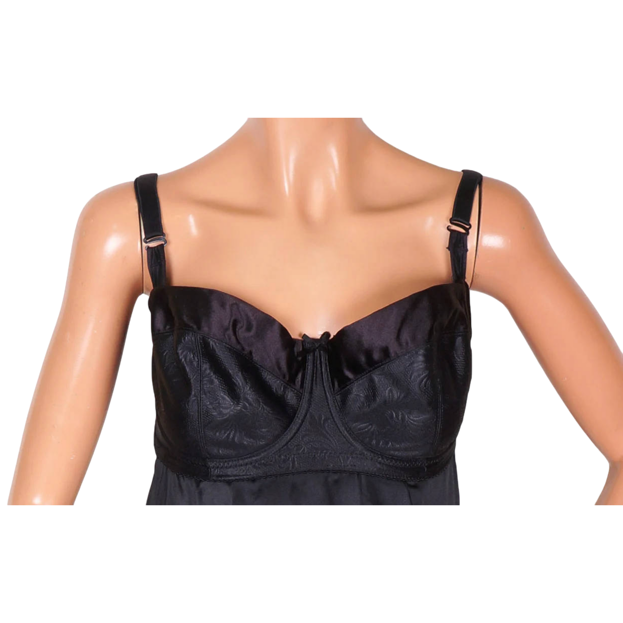 bra to under slip of vintage jean paul gaultier gown
