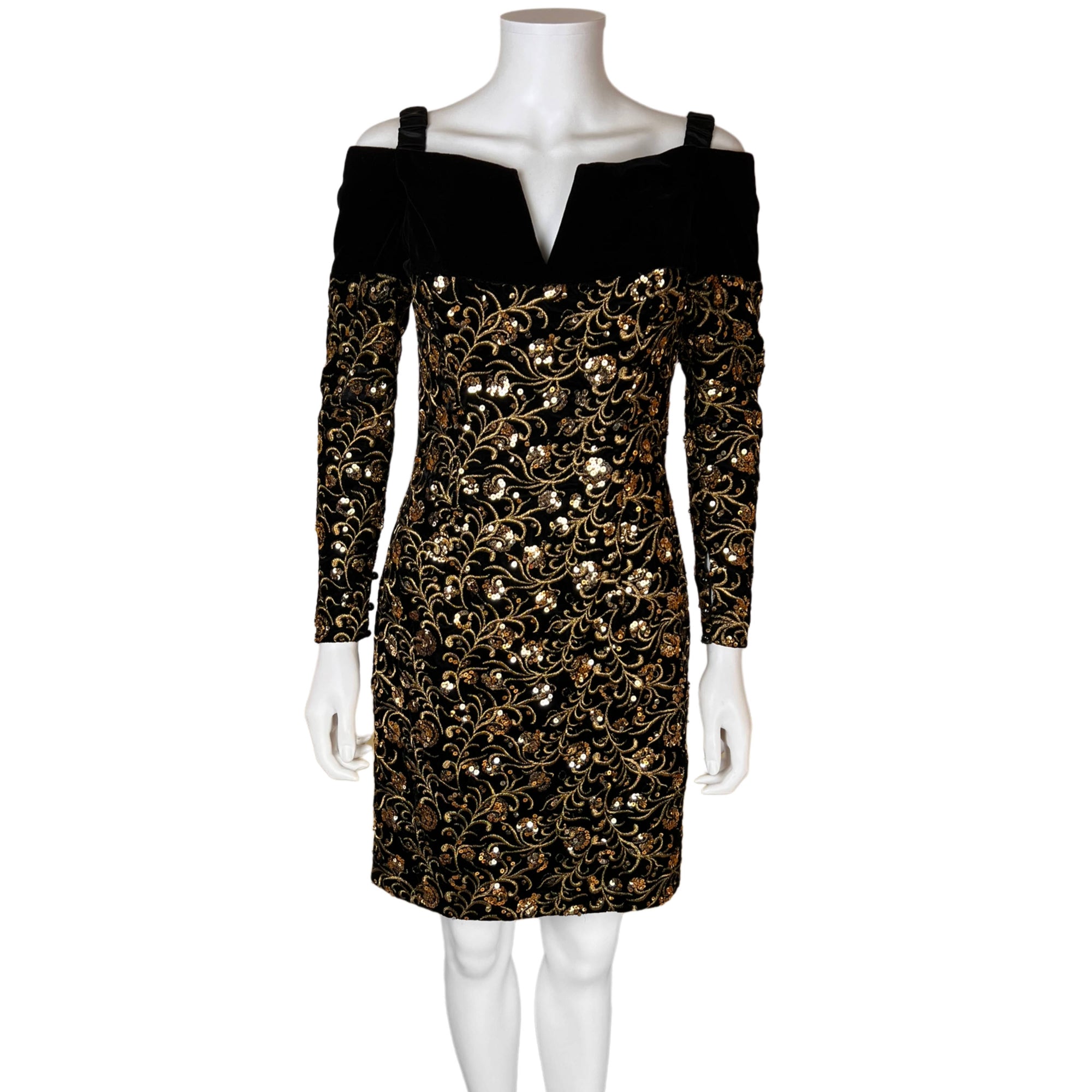 Vintage Jessica McClintock Party Dress Gunne Saxe Size M