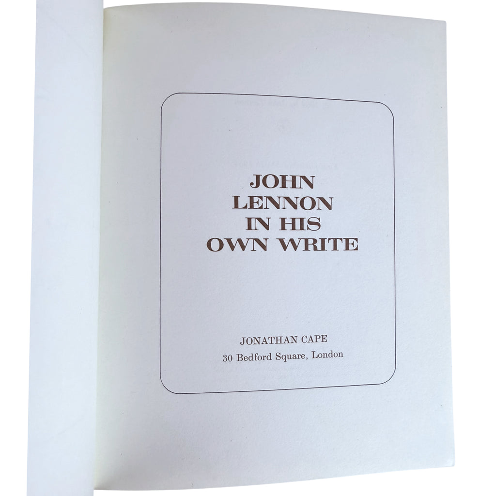 john lennon in his own write title page