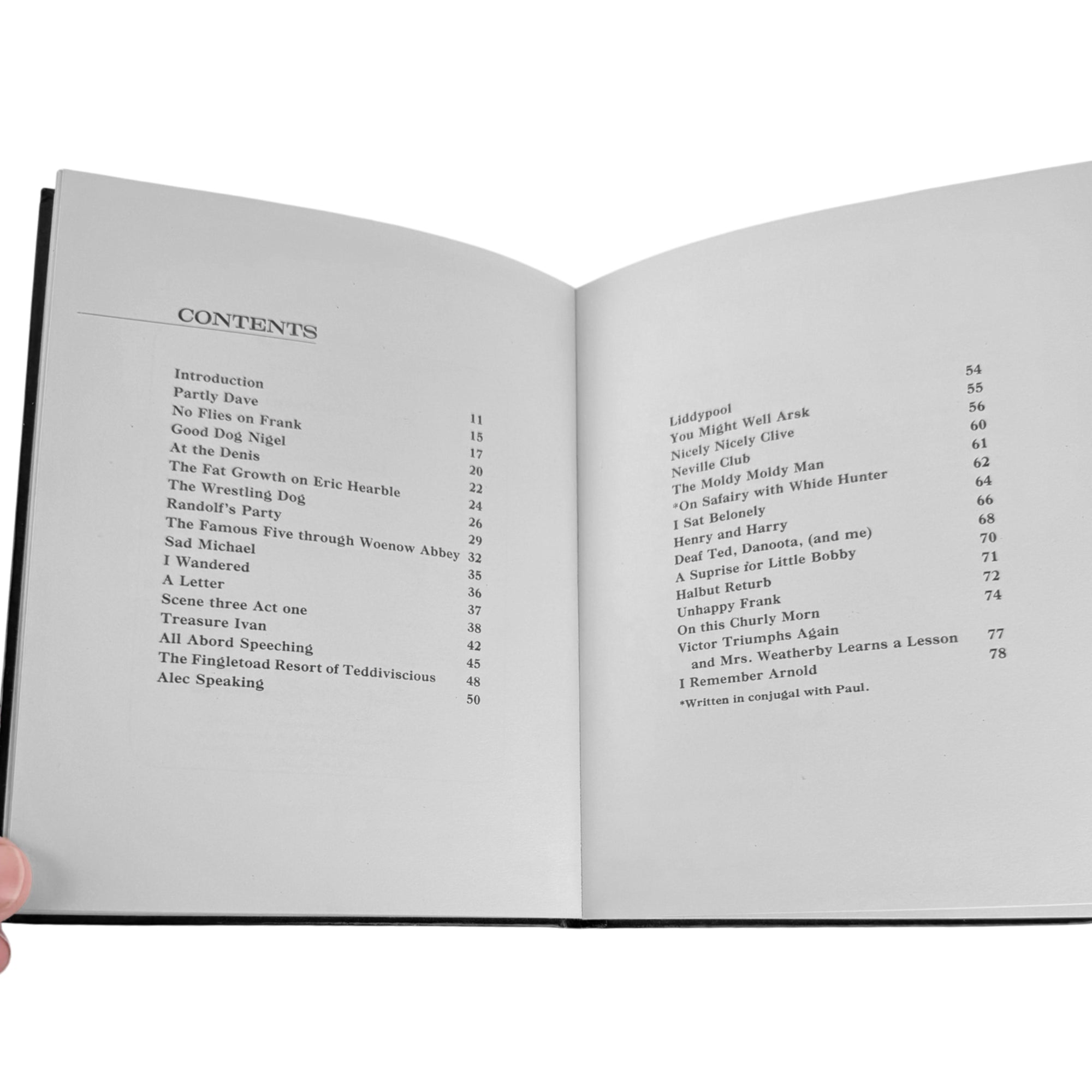 contents for in his own write by john lennon