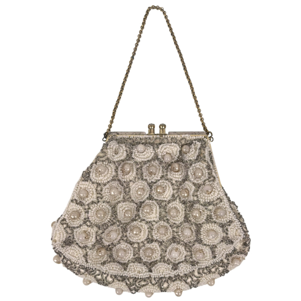1950s Vintage Jolles Original Evening Bag Beaded Purse