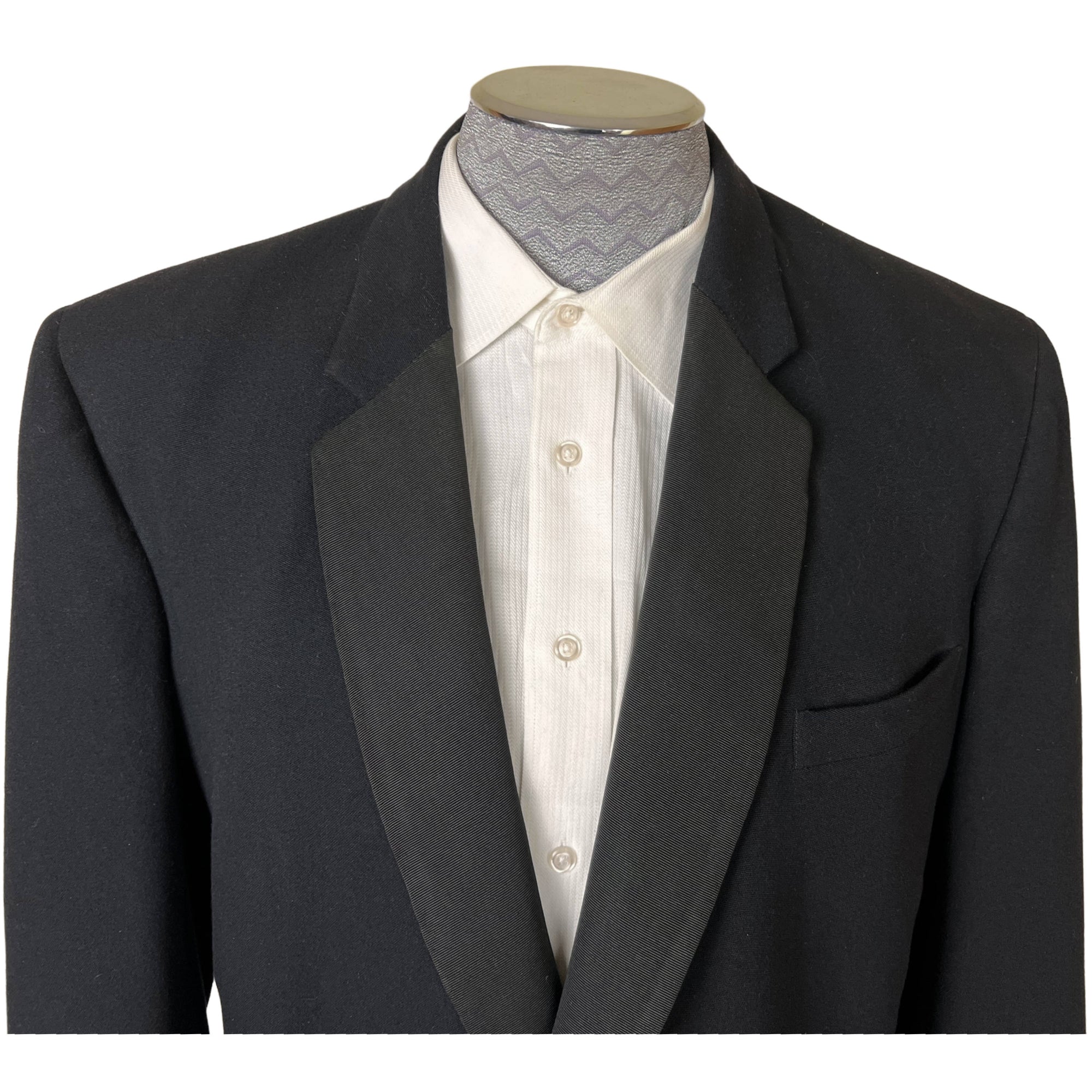 Vintage 1950 Tux Jacket Mens Dinner Jacket Size L