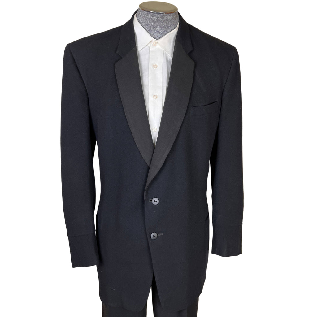 Vintage 1950 Tux Jacket Mens Dinner Jacket Size L