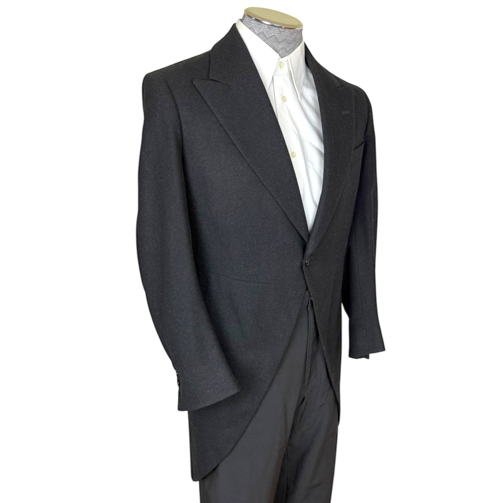 1953 Vintage Morning Coat Formal Frock Tails Tailcoat Size M