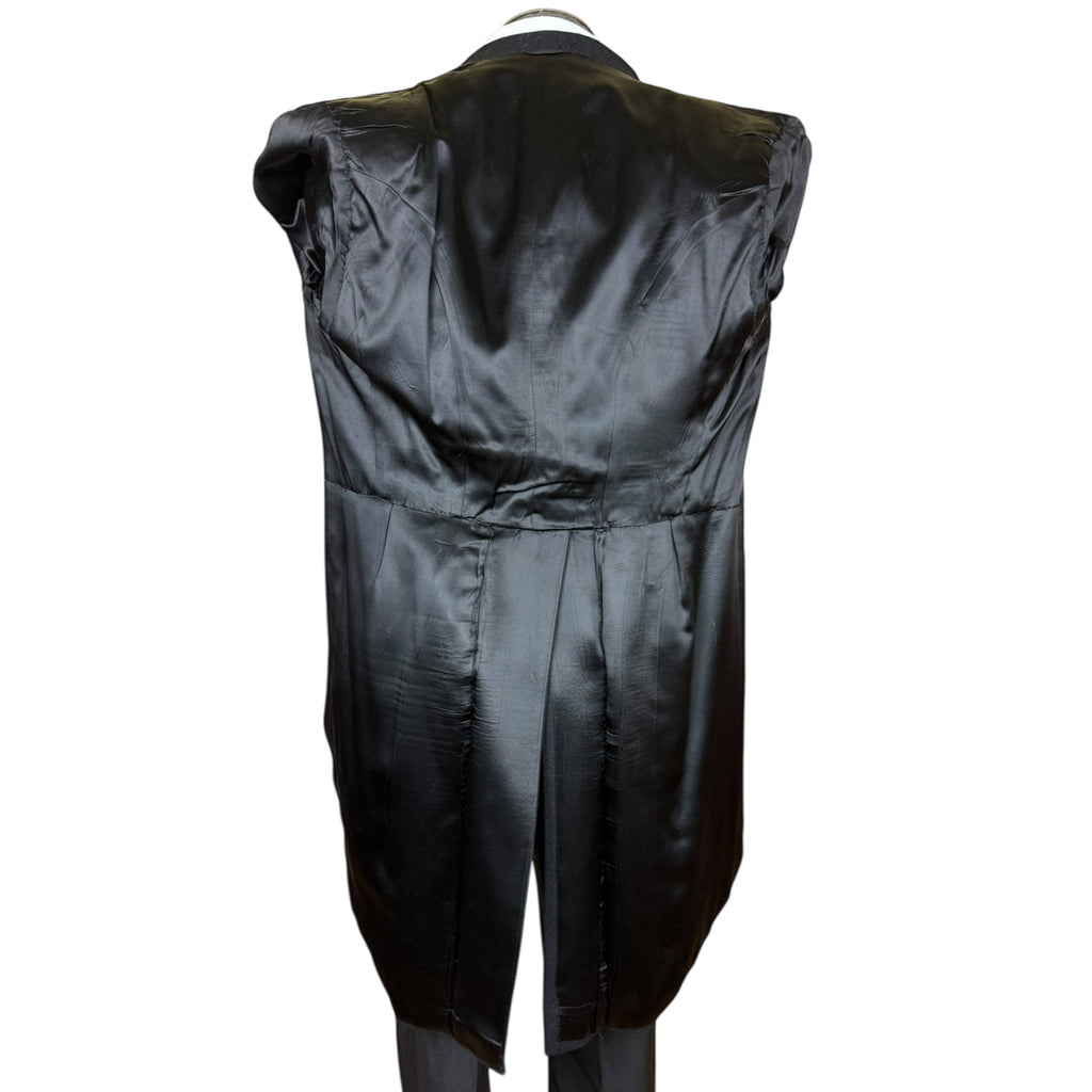 1953 Vintage Morning Coat Formal Frock Tails Tailcoat Size M