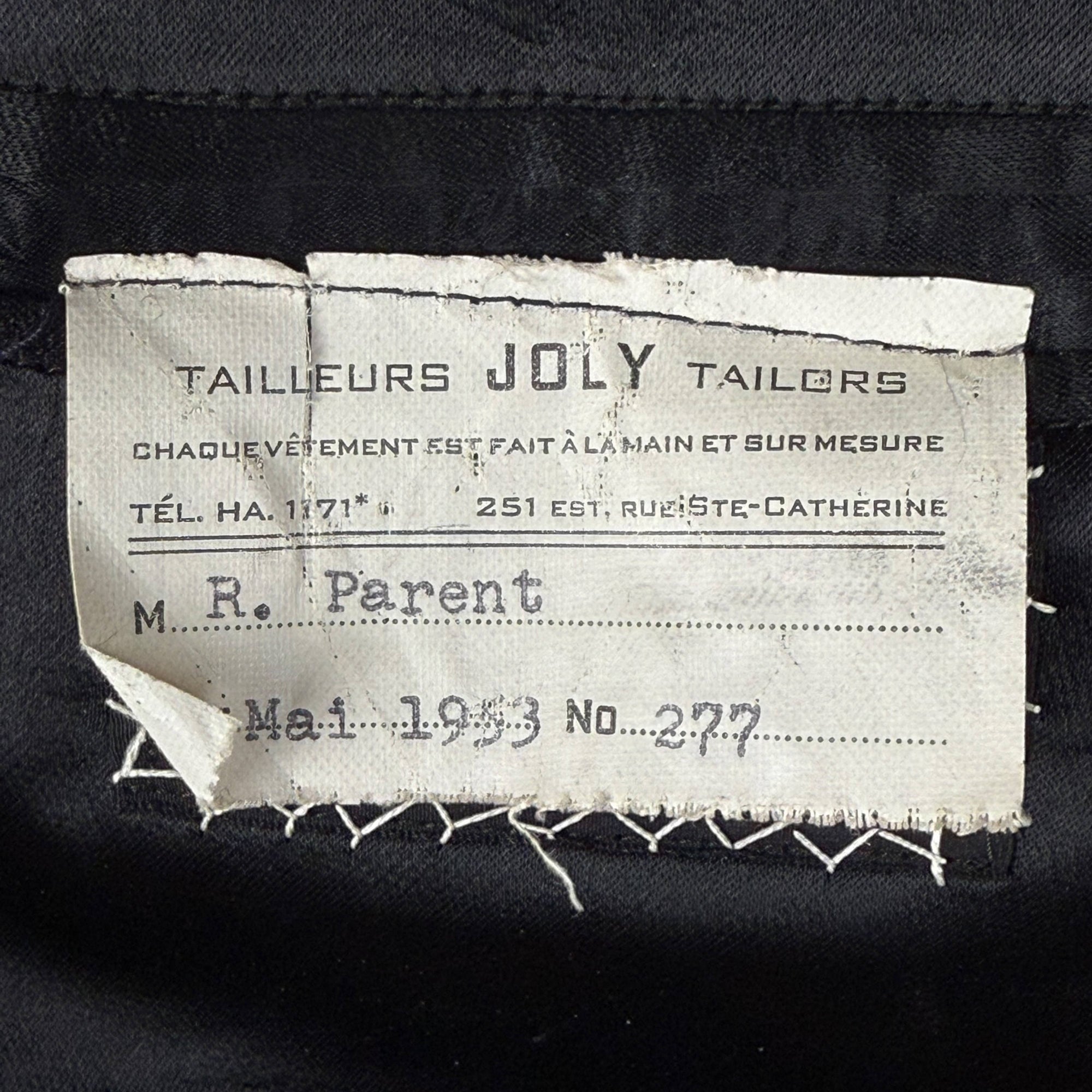 1953 Vintage Morning Coat Formal Frock Tails Tailcoat Size M