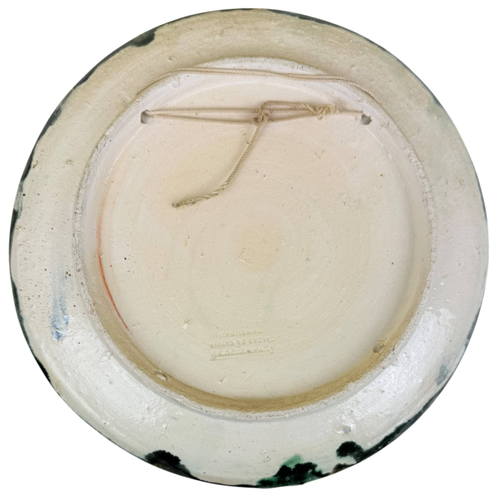 Vintage Portuguese Pottery Crab Plate Palissy Majolica Jose Alvaro Portugal