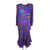 1980s Vintage Judith Ann Creations Dress Indian Silk Size M