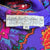 1980s Vintage Judith Ann Creations Dress Indian Silk Size M