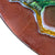Mid-Century Large Enamel on Copper Wall Plaque Jules Perrier