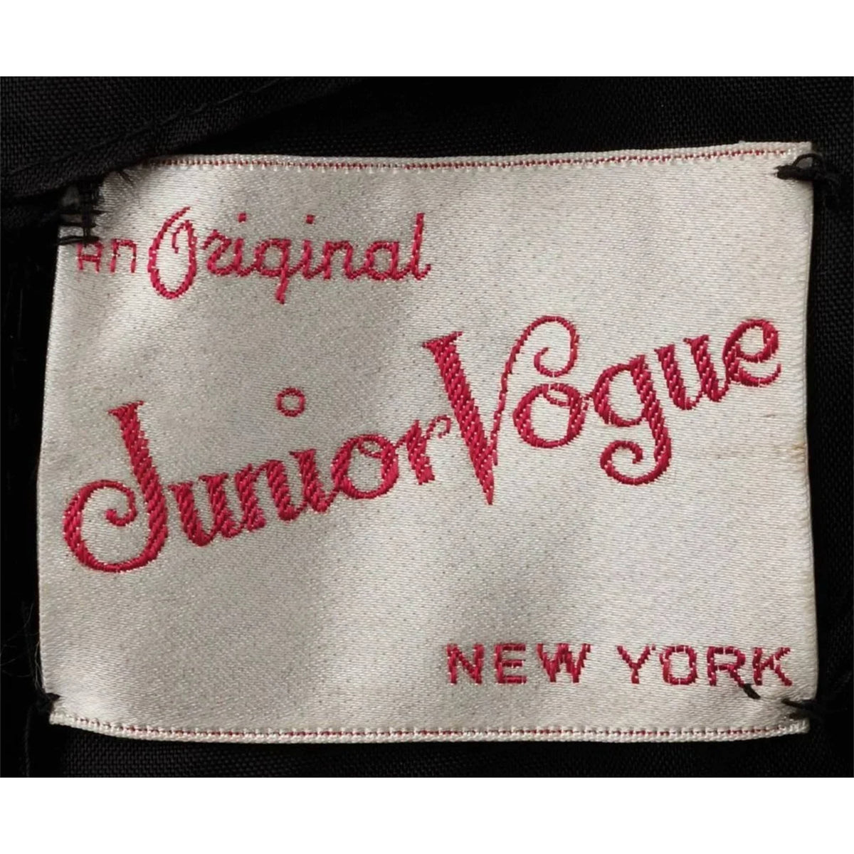 an original junior vogue new york label