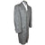 Vintage 1950s Mens Overcoat Salt Pepper Tweed Wool Coat M L