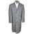 Vintage 1950s Mens Overcoat Salt Pepper Tweed Wool Coat M L