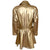 Vintage 1980s Kenn Sporn for Wippette Gold Vinyl Raincoat L