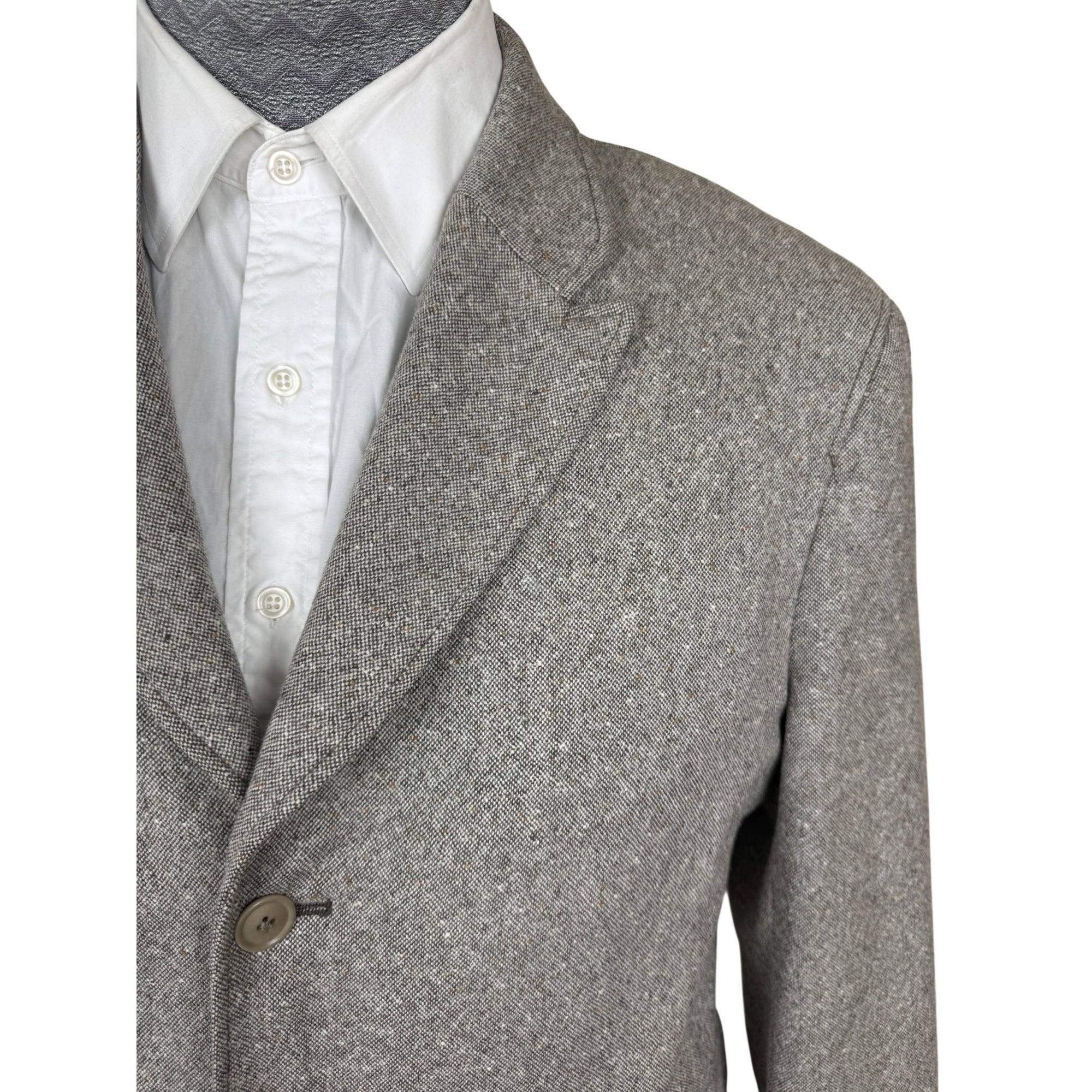 Vintage 1990s Kenzo Homme Jacket Wool Tweed Size 40