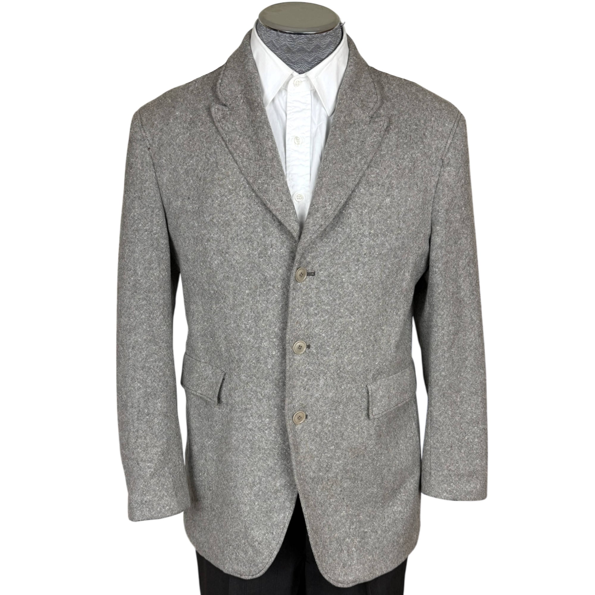 Vintage 1990s Kenzo Homme Jacket Wool Tweed Size 40