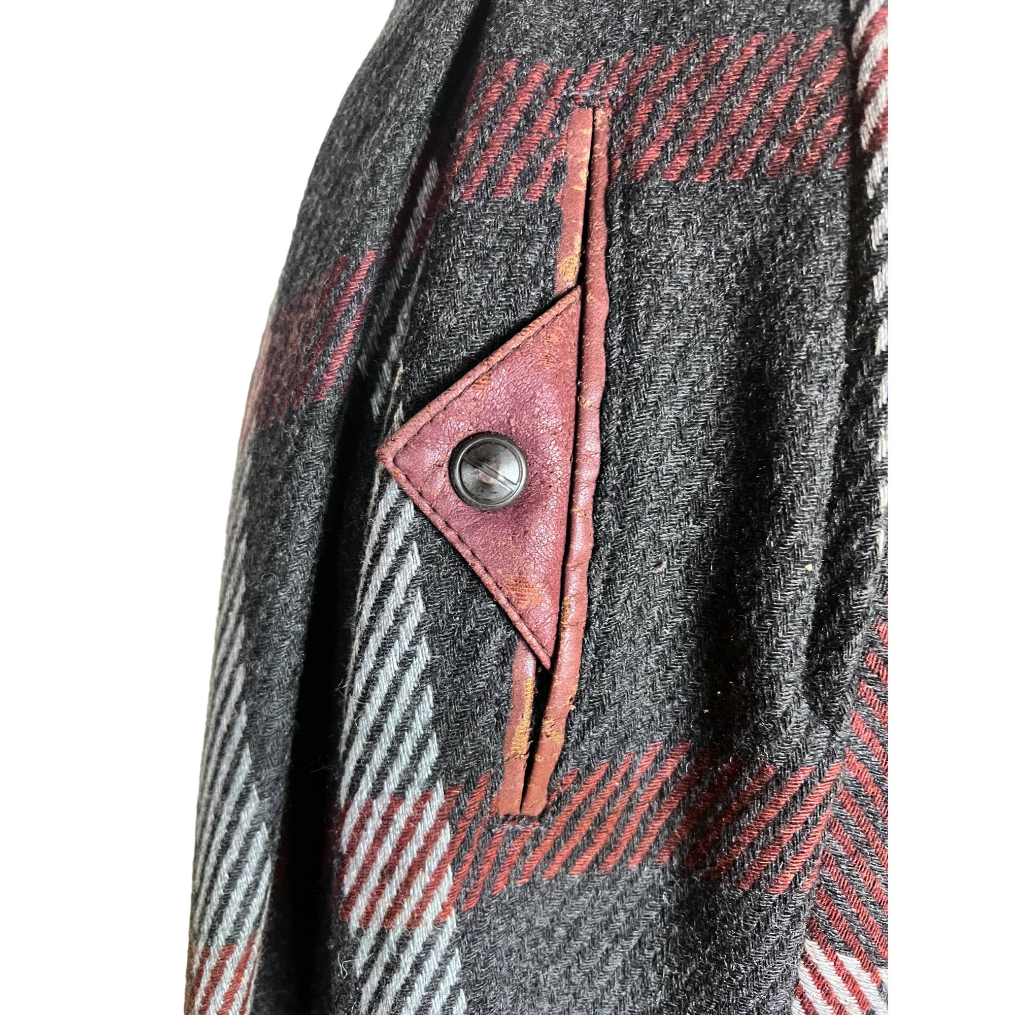 1970s Vintage Kestila Finland Skirt Striped Wool Blend Sz 10