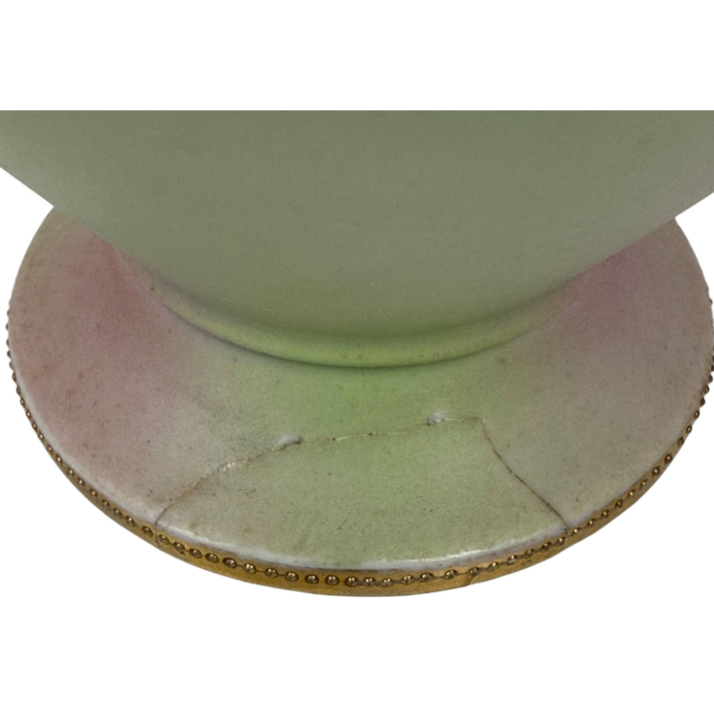 Antique 1910s Nippon Coralene Vase – Kinran Japan Porcelain