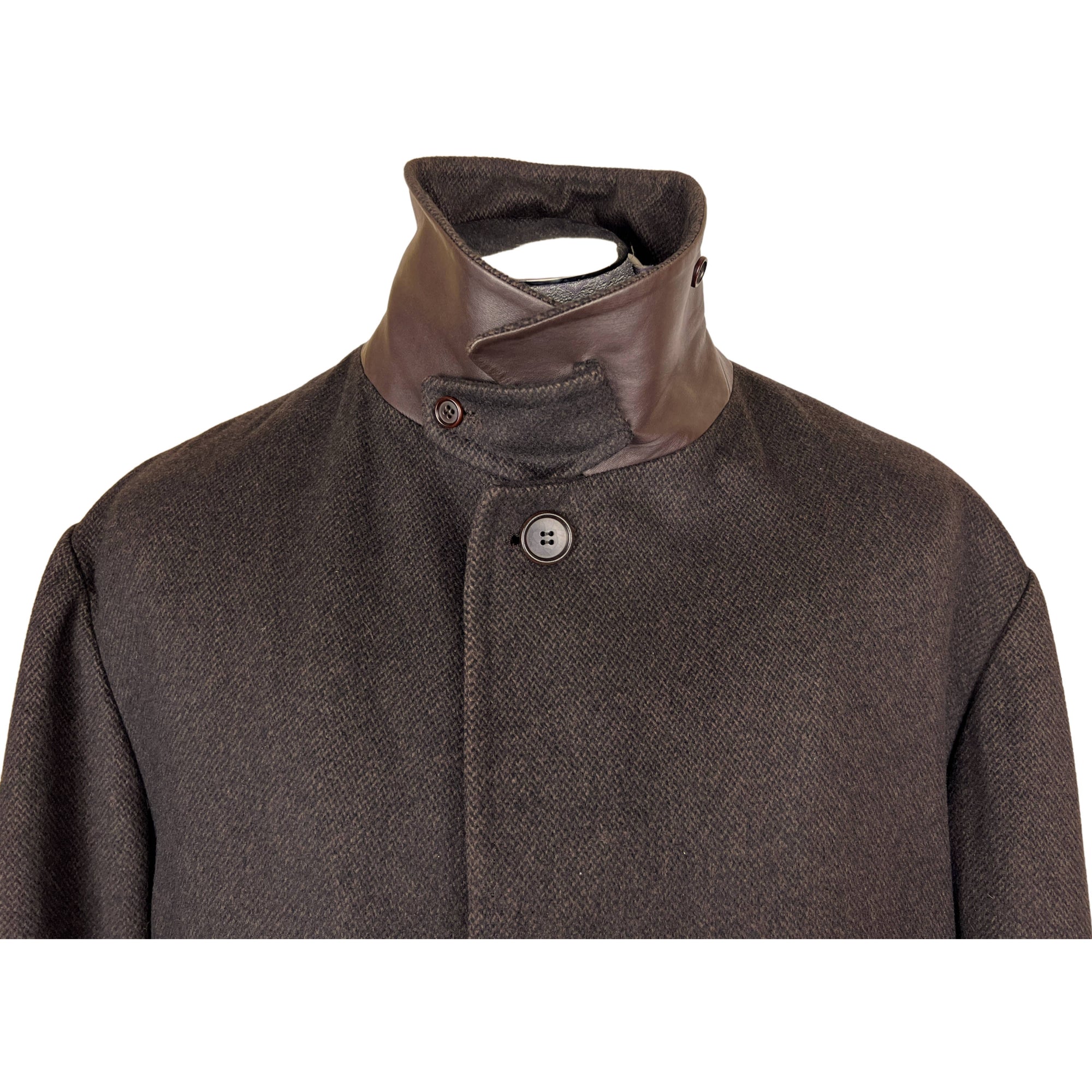 1980s Vintage Kiton Cashmere Overcoat European Size 52