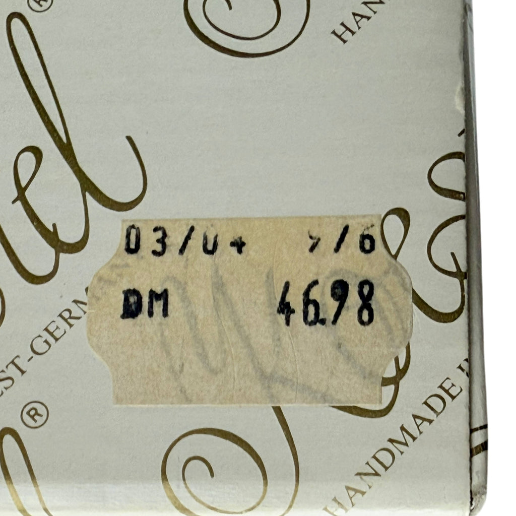 Vintage 1980s Koestel Wax Angel Tree Topper in Box West Germany