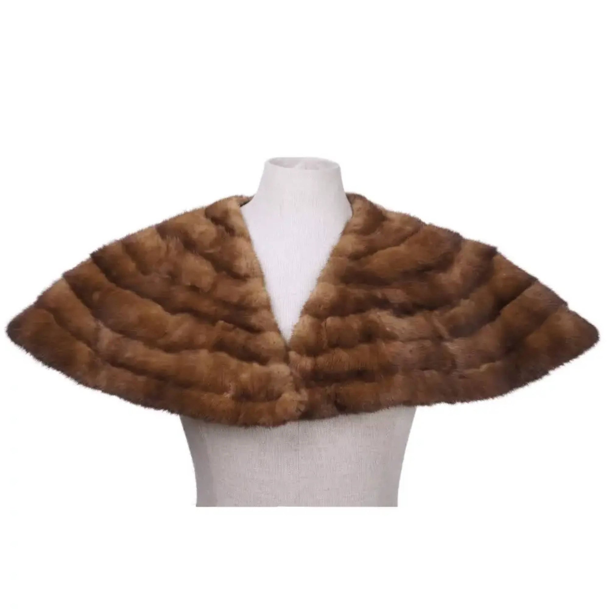 Vintage 1930s Kolinsky Fur Capelet Collar