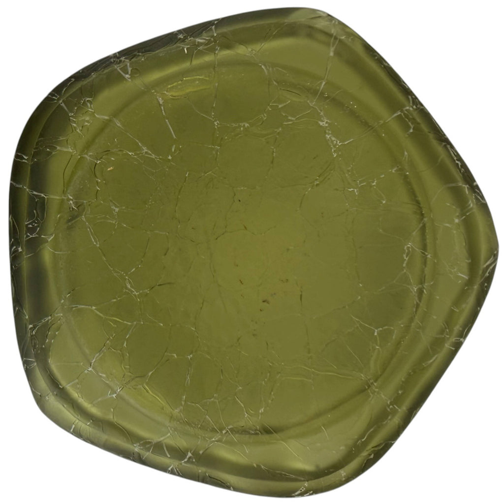 underside of Marcel Franck powder jar