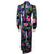 Vintage 1970s Hostess Pyjamas Floral Pattern Pajamas Size S