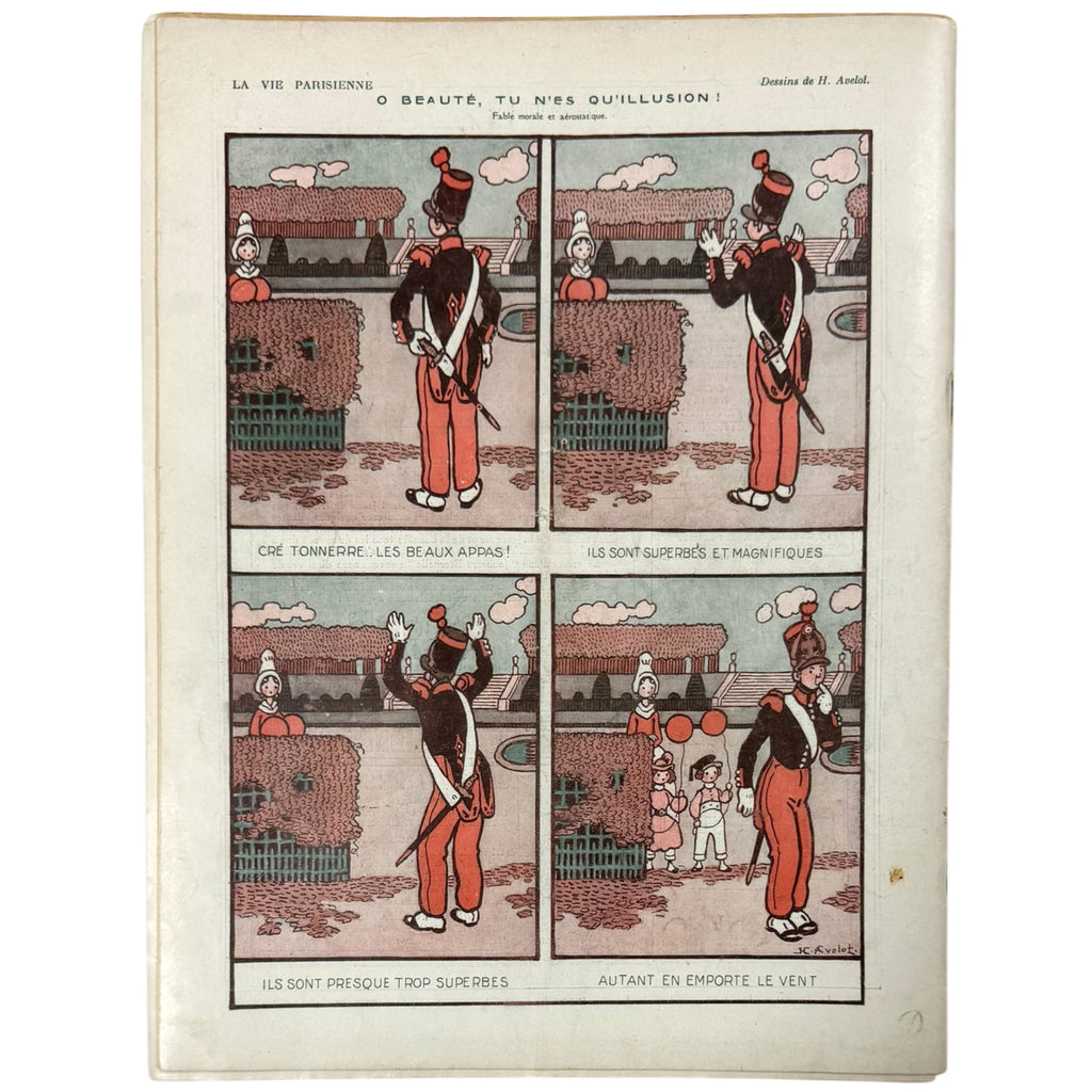 La Vie Parisienne Magazine 11 December 1920 Léo Fontan Christmas Cover & Maurice Millière Centre Spread