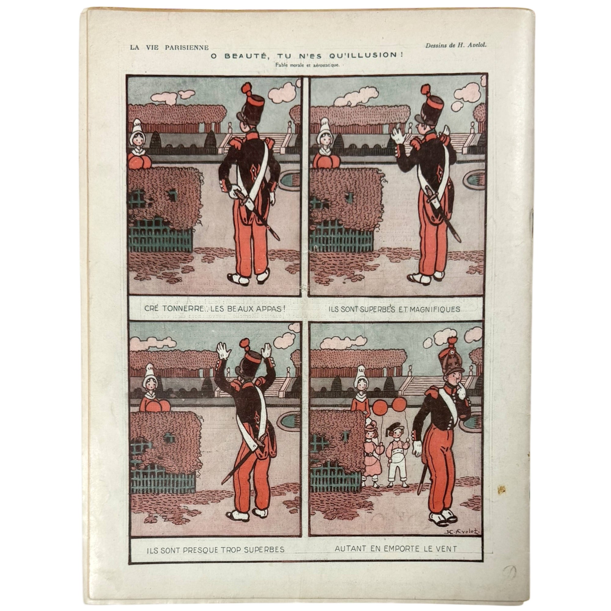 La Vie Parisienne Magazine 11 December 1920 Léo Fontan Christmas Cover & Maurice Millière Centre Spread