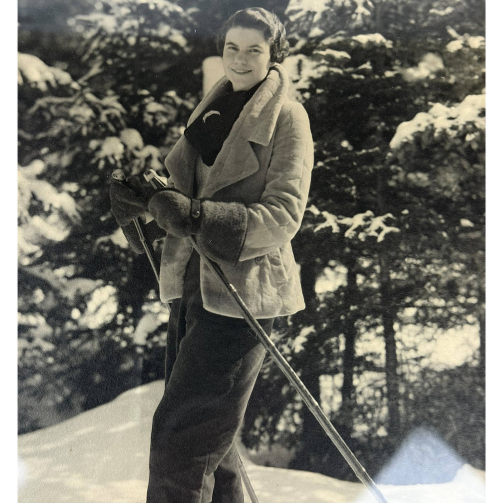 Vintage Ski Photo – Ste Marguerite Lac Masson, Quebec c.1935